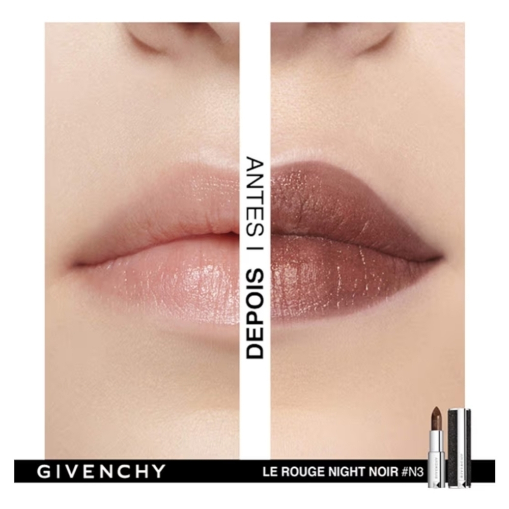 Givenchy Le Rouge Night Noir Lipstick - Sparkling Brown - Picture 2 of 6